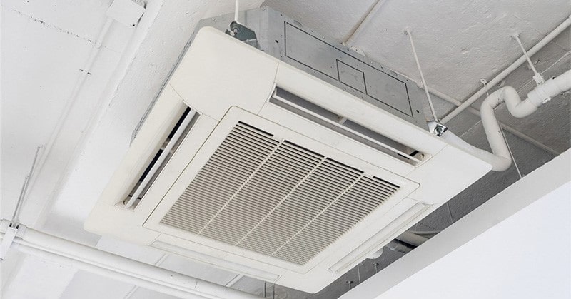 điều hòa âm trần bị chảy nước