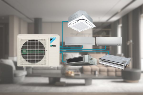 3 kiểu dàn lạnh phổ biến điều hòa multi