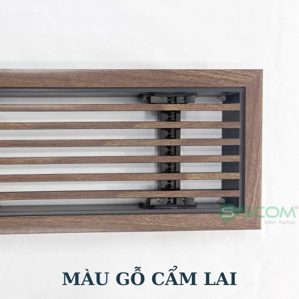 Cửa gió vân gỗ 4 Cửa gió vân gỗ Cẩm Lai