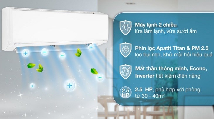 công suất điều hòa trung tâm