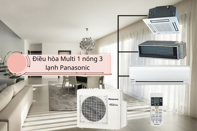 Top những dòng điều hòa Multi 1 nóng 3 lạnh được ưa chuộng 8 Điều hòa Multi 1 nóng 3 lạnh