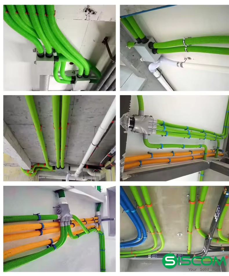 Lắp đặt ống gió nhựa HDPE trên thực tế