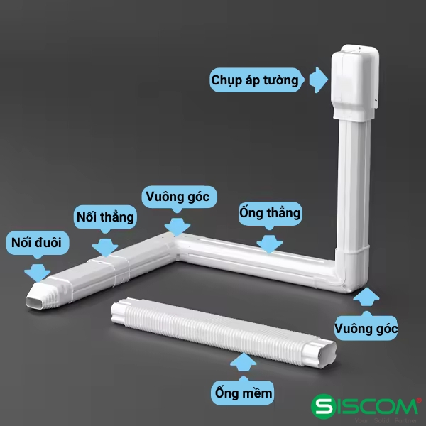 Phụ kiện trunking ống đồng