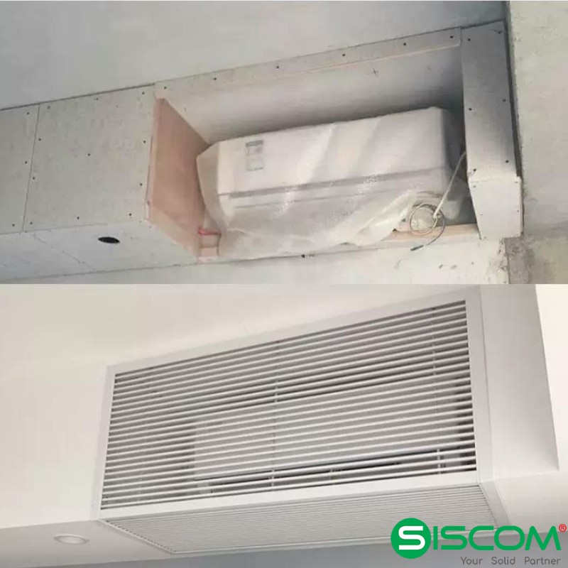 Cửa gió che dàn lạnh điều hòa treo tường