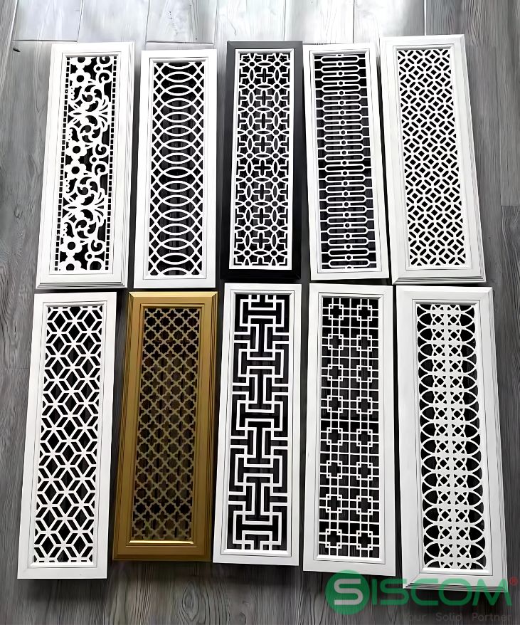 Nhiều loại cửa gió in khắc hoa văn cho bạn đa dạng sự lựa chọn Nhiều loại cửa gió in khắc hoa văn cho bạn đa dạng sự lựa chọn