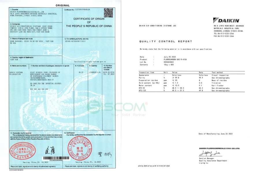 Gas lạnh R410a Daikin 5 Co Cq Gas Lanh Daikin