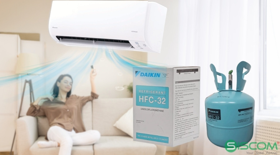 Gas Lanh R32 Daikin Duoc Dung Nhieu