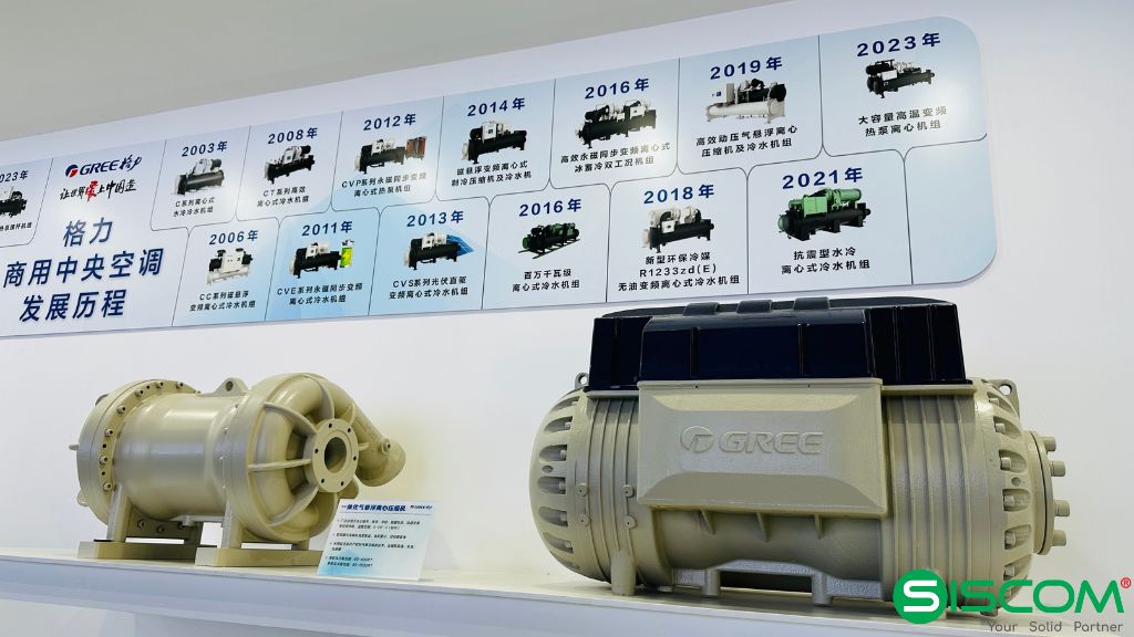Máy nén điều hòa chiller Gree