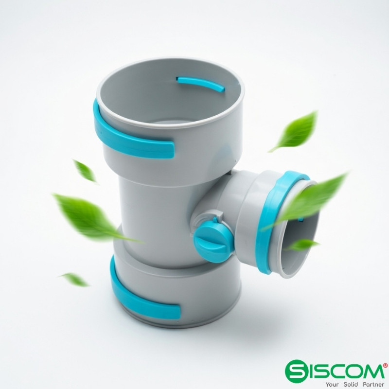 T Chia Có Van Ống Gió Nhựa HDPE 5 T Chia Co Van Ong Nhua HDPE