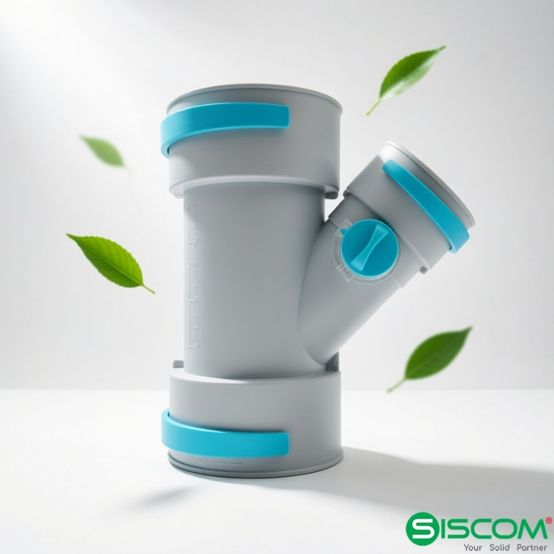 Y Chia Có Van Ống Gió Nhựa HDPE 5 Y Chia Co Van Ong Nhua HDPE