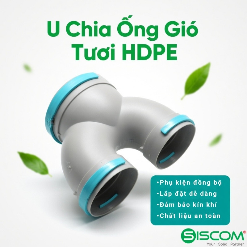 U Chia Ống Gió Nhựa HDPE 2 U Chia Ong Gio Nhua Hdpe