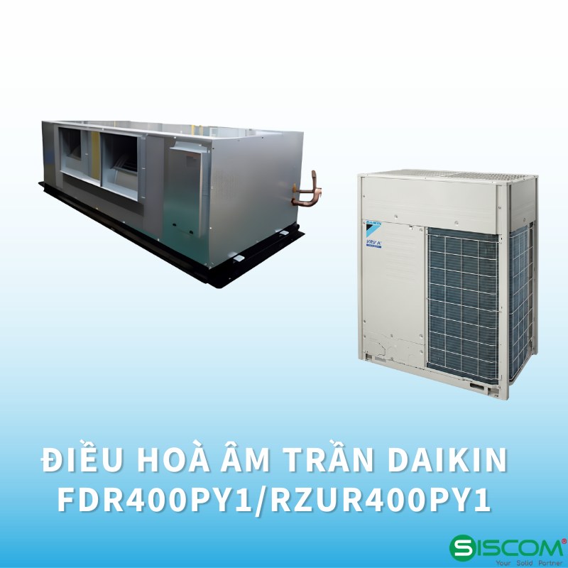 Dieu Hoa Am Tran Noi Ong Gio Daikin Fdr400py1 Rzur400py1