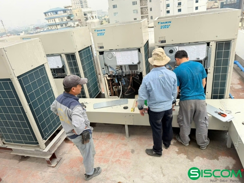 So Sánh Điều Hòa Công Nghiệp Daikin và LG: Lựa Chọn Nào Tốt Nhất Cho Doanh Nghiệp Năm 2026? 6 Điều hòa VRV Daikin thi công bởi SISCOM so sánh với LG
